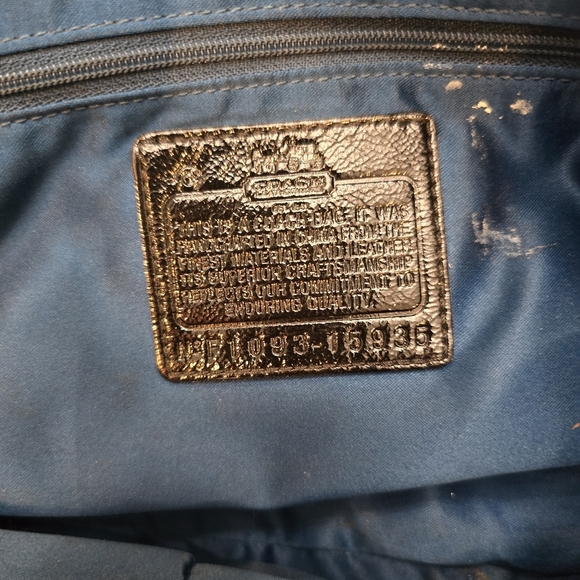 Coach Purse Black Authentic #F109315935 Handbag - Picture 7 of 11